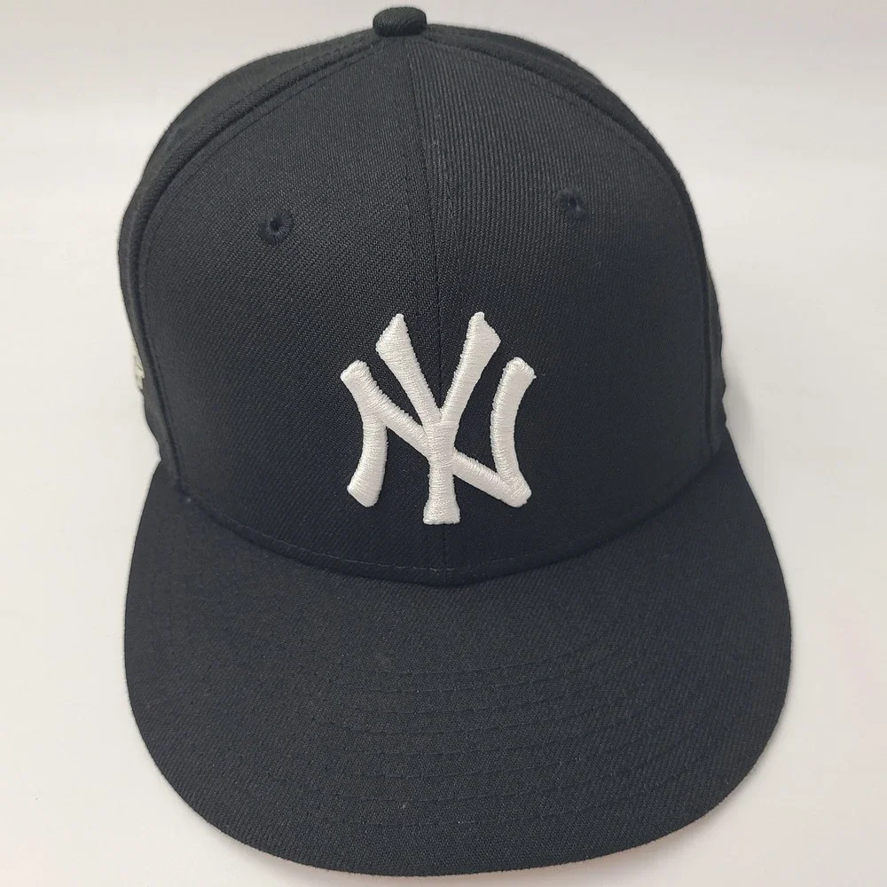New York Yankees Hat Fitted 7‎ 1/2 New Era 59Fifty Black Pink 1999 World Series